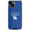 University of Kentucky Wildcats iPhone 15 Clear Case