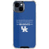 University of Kentucky Wildcats iPhone 15 Clear Case