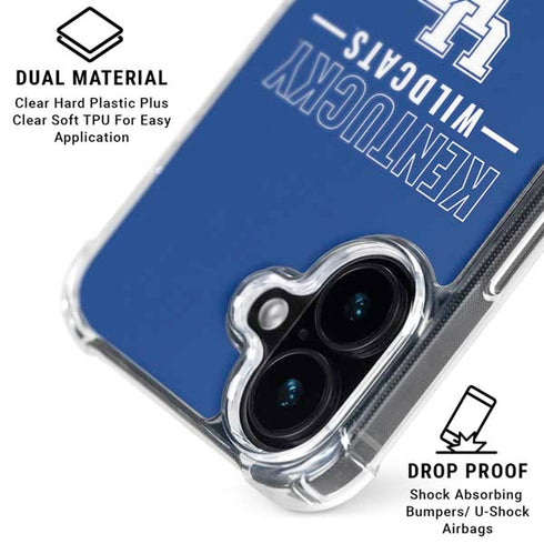 University of Kentucky Wildcats iPhone 17 Clear Case