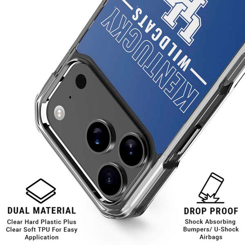 University of Kentucky Wildcats iPhone 17 Pro Max Clear Case