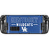 University of Kentucky Wildcats Steam Deck Handheld Gaming Computer OLED Skin