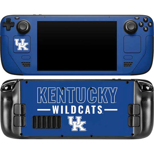 University of Kentucky Wildcats Steam Deck Handheld Gaming Computer Skin