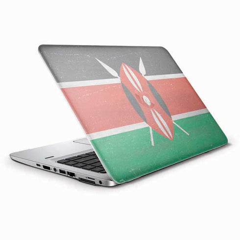Kenya Flag Distressed HP Elitebook Skin