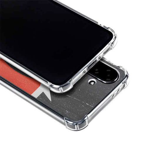 Kenya Flag Distressed Galaxy A36 5G Clear Case
