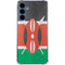 Kenya Flag Distressed Galaxy A55 5G Clear Case