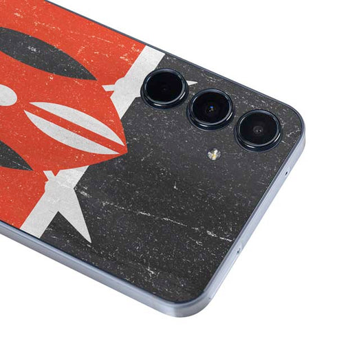 Kenya Flag Distressed Galaxy A55 5G Skin