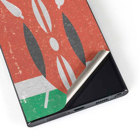 Kenya Flag Distressed Galaxy S25 Ultra Skin