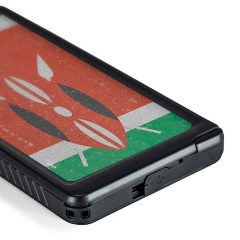 Kenya Flag Distressed Galaxy S24 Ultra Waterproof Case