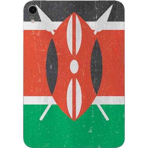 Kenya Flag Distressed Apple iPad Mini Skin