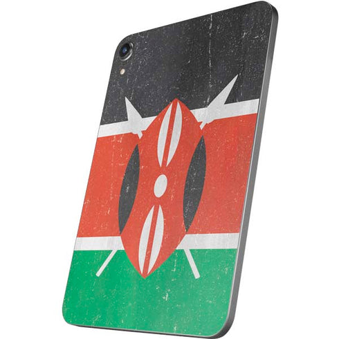 Kenya Flag Distressed Apple iPad Mini Skin