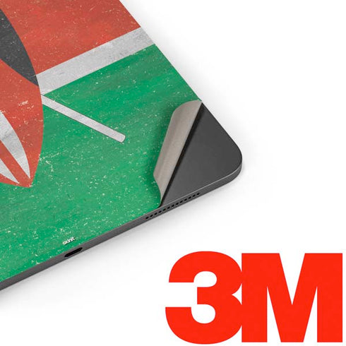 Kenya Flag Distressed Apple iPad Pro Skin