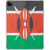Kenya Flag Distressed iPad Pro 11in (2024) Clear Case