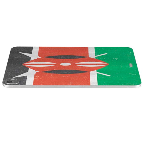 Kenya Flag Distressed iPad Pro 13in M4 (2024) Skin