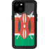 Kenya Flag Distressed iPhone 15 Plus Waterproof Case