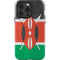 Kenya Flag Distressed iPhone 15 Pro Impact Case