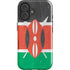 Kenya Flag Distressed iPhone 16 Impact Case