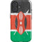 Kenya Flag Distressed iPhone 16 Magsafe Impact Case