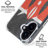 Kenya Flag Distressed iPhone 16 Plus MagSafe Case