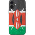 Kenya Flag Distressed iPhone 16 Plus Skin