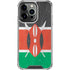 Kenya Flag Distressed iPhone 16 Pro Clear Case