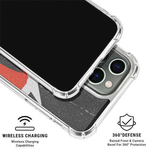 Kenya Flag Distressed iPhone 16 Pro Clear Case