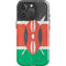 Kenya Flag Distressed iPhone 16 Pro Impact Case
