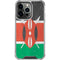 Kenya Flag Distressed iPhone 16 Pro Max Clear Case