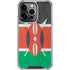 Kenya Flag Distressed iPhone 16 Pro Max Clear Case