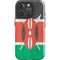 Kenya Flag Distressed iPhone 16 Pro Max Impact Case