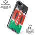 Kenya Flag Distressed iPhone 16e Clear Case