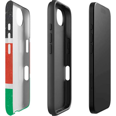 Kenya Flag Distressed iPhone 16e Impact Case