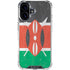 Kenya Flag Distressed iPhone 17 Clear Case
