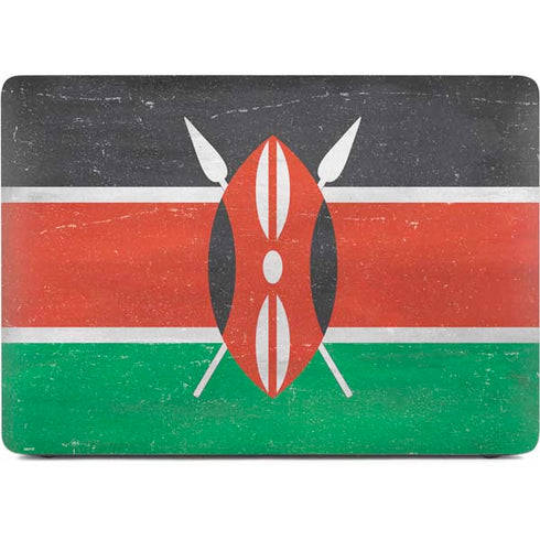 Kenya Flag Distressed Apple MacBook Air Skin