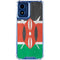 Kenya Flag Distressed Moto G Play 4G (2024) Clear Case