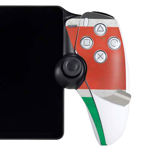 Kenya Flag Distressed PlayStation Portal Remote Player Skin