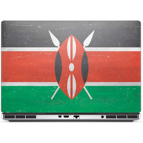 Kenya Flag Distressed Dell Precision Skin