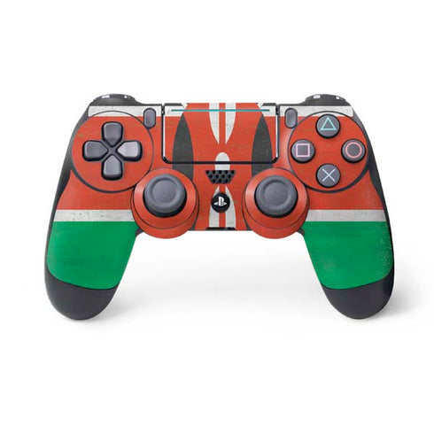 Kenya Flag Distressed PlayStation PS4 Skins