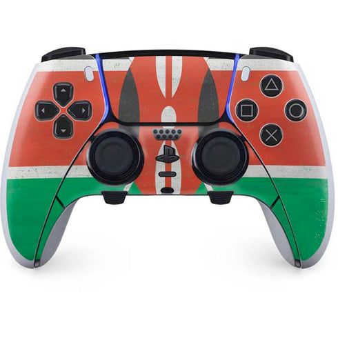 Kenya Flag Distressed PlayStation PS5 Skins