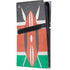 Kenya Flag Distressed PS5 Pro Console Skin