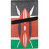 Kenya Flag Distressed PS5 Pro Disk Console Skin
