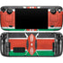Kenya Flag Distressed Steam Deck Handheld Gaming Computer OLED Skin