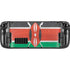 Kenya Flag Distressed Steam Deck Handheld Gaming Computer Skin