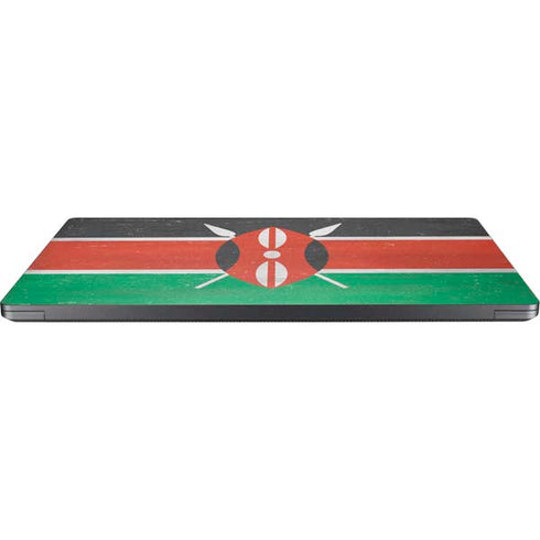 Kenya Flag Distressed Surface Laptop 7 13.8in Skin