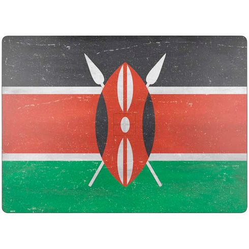 Kenya Flag Distressed Surface Laptop 7 15in Skin