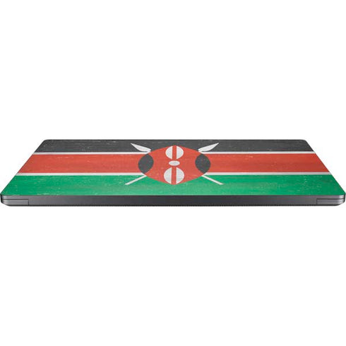 Kenya Flag Distressed Surface Laptop 7 15in Skin