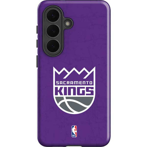 NBA Sacramento Kings Distressed Galaxy S26 Plus Impact Case