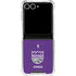 NBA Sacramento Kings Distressed Galaxy Z Flip7 Clear Case