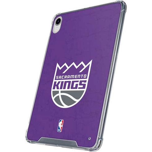 NBA Sacramento Kings Distressed iPad 11th Gen (2025) Clear Case