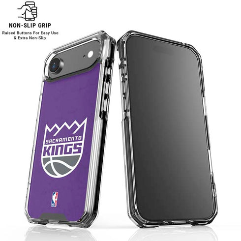 NBA Sacramento Kings Distressed iPhone 17 Air Clear Case