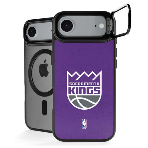 NBA Sacramento Kings Distressed iPhone 17 Air Kickstand Case